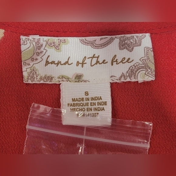 BAND OF THE FREE BAND OF GYPSIES DOLLY Women's Size Small Mini Floral Print - Picture 12 of 15